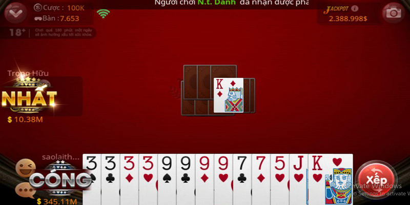 Tiến lên miền nam và tựa game thịnh hành nhất tại B52Club